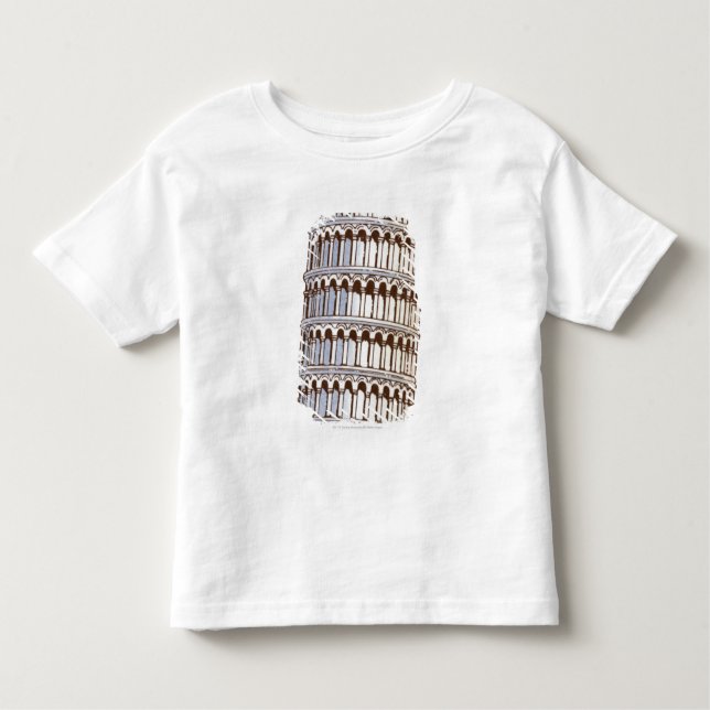 Camiseta De Bebé Ilustracion de la torre de Pisa (Anverso)