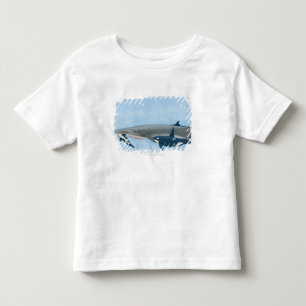 Camiseta De Bebé Ilustracion de las orcas que trabajan en un grupo