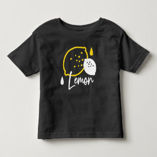 Camiseta De Bebé Ilustracion de limón abstracto - Arte de cítricos