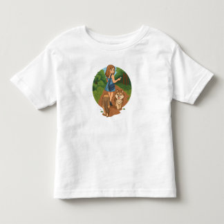 Camiseta De Bebé Ilustración de mamá de perro lindo paseando cachor