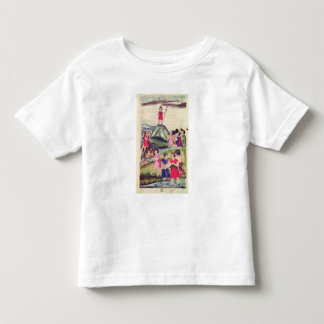 Camiseta De Bebé Ilustracion de Manco Capac (Anverso)