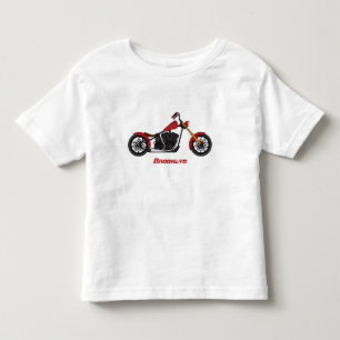 Camiseta De Bebé Ilustracion de motocicleta estilo helicóptero