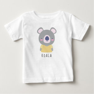 Camiseta De Bebé Ilustracion de oso de Koala - Personalizable