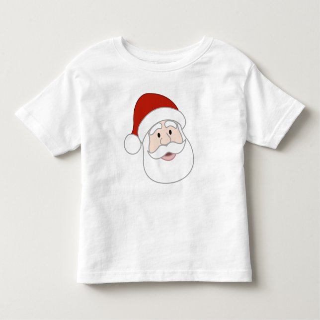 Camiseta De Bebé Ilustracion de Papá Noel (Anverso)
