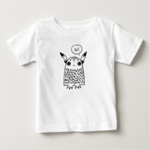 Camiseta De Bebé Ilustracion de Pequeño Monstruo