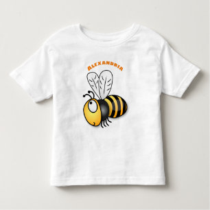 Camiseta De Bebé Ilustracion de personalizado de abejas alegres