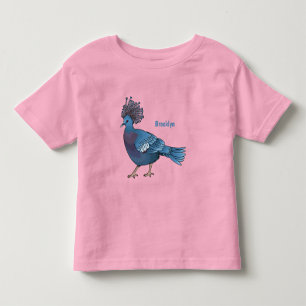 Camiseta De Bebé Ilustracion de personalizado de ave de pichón coro