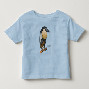 Camiseta De Bebé Ilustracion de personalizado de aves de garza