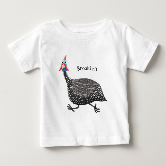 Camiseta De Bebé Ilustracion de personalizado de aves divertidos de (Anverso)