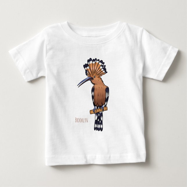 Camiseta De Bebé Ilustracion de personalizado de aves pepitas de Eu (Anverso)