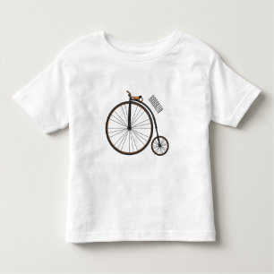 Camiseta De Bebé Ilustracion de personalizado de bicicletas de alta