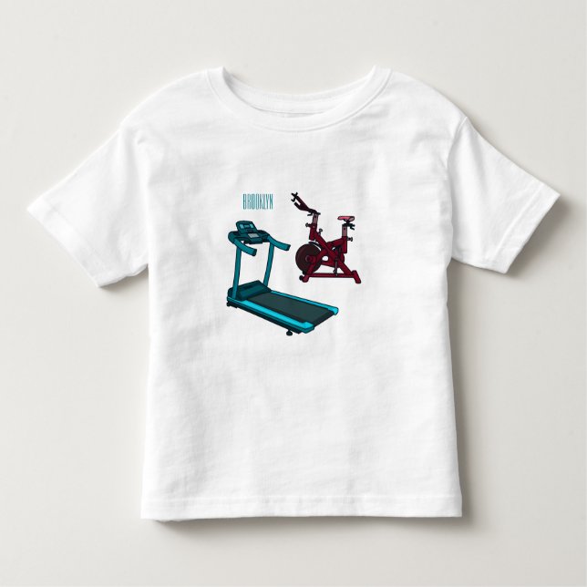 Camiseta De Bebé Ilustracion de personalizado de bicicletas de hila (Anverso)