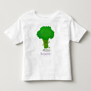 Camiseta De Bebé Ilustracion de personalizado de brócoli de baile c