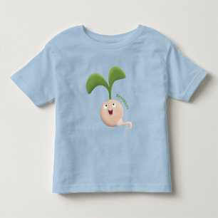 Camiseta De Bebé Ilustracion de personalizado de brote de semillas