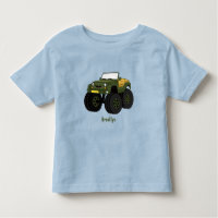 Ilustracion de personalizado de camión monstruo ve