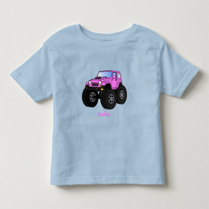 Camiseta De Bebé Ilustracion de personalizado de camiones gigantes