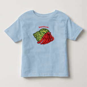 Camiseta De Bebé Ilustracion de personalizado de cangrejo ermitaño