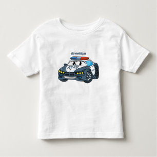 Camiseta De Bebé Ilustracion de personalizado de coche de policía f