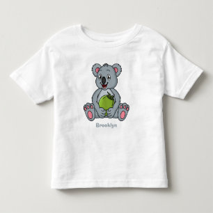 Camiseta De Bebé Ilustracion de personalizado de coco y koala cuta