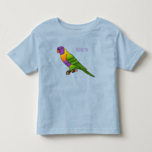 Camiseta De Bebé Ilustracion de personalizado de cocodrilo arcoiris