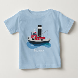 Camiseta De Bebé Ilustracion de personalizado de embarcaciones de a