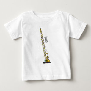 Camiseta De Bebé Ilustracion de personalizado de excavadora Draglin