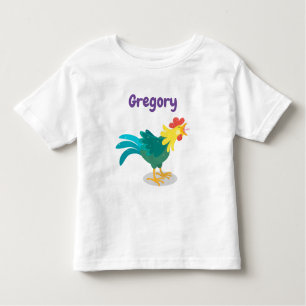 Camiseta De Bebé Ilustracion de personalizado de gallo