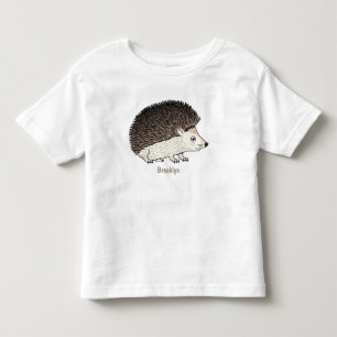 Camiseta De Bebé Ilustracion de personalizado de hedgehog espinoso
