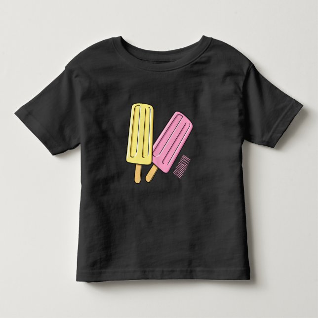 Camiseta De Bebé Ilustracion de personalizado de hielo (Anverso)