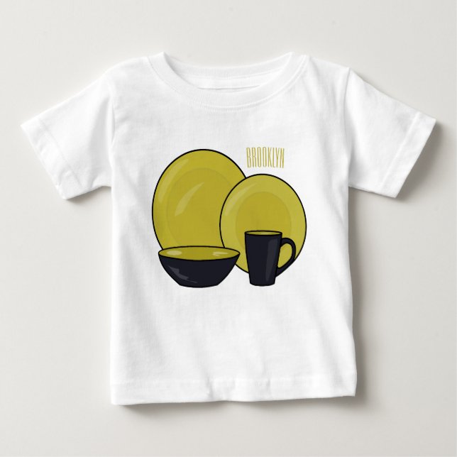 Camiseta De Bebé Ilustracion de personalizado de juego de mesa (Anverso)