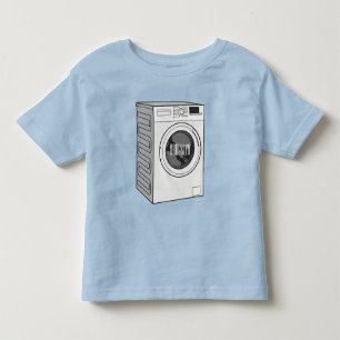 Camiseta De Bebé Ilustracion de personalizado de lavadora