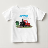 Ilustracion de personalizado de locomotora de trac