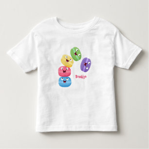 Camiseta De Bebé Ilustracion de personalizado de macarons graciosos