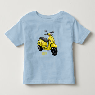 Camiseta De Bebé Ilustracion de personalizado de motocicleta con ci