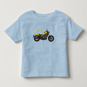 Camiseta De Bebé Ilustracion de personalizado de motocicleta de cru
