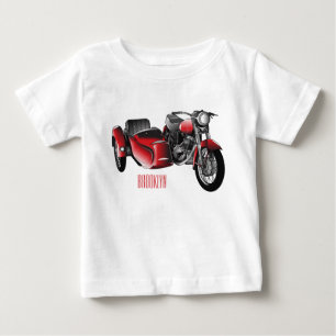 Camiseta De Bebé Ilustracion de personalizado de motocicletas Sidec