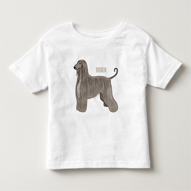 Camiseta De Bebé Ilustracion de personalizado de perro de perro per (Anverso)