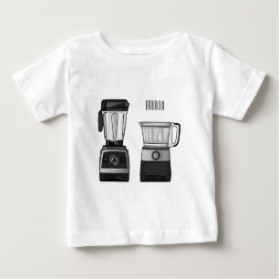 Camiseta De Bebé Ilustracion de personalizado de procesador y mezcl