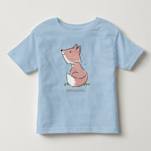 Camiseta De Bebé Ilustracion de personalizado de zorro bebé