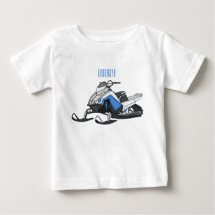 Camiseta De Bebé Ilustracion de personalizado para motos de nieve