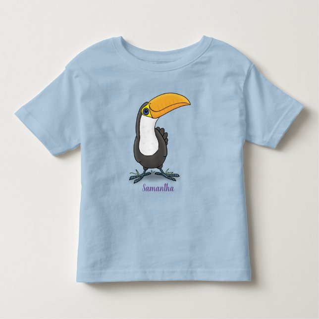 Camiseta De Bebé Ilustracion de personalizado toscano feliz (Anverso)