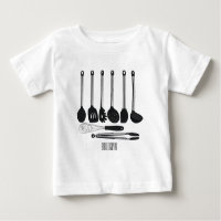 Ilustracion de personalizados utensiales de cocina