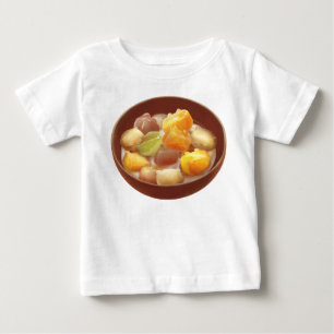 Camiseta De Bebé Ilustracion de postres Taro Ball
