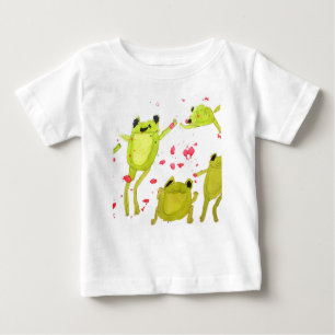 Camiseta De Bebé Ilustracion de rana dulce