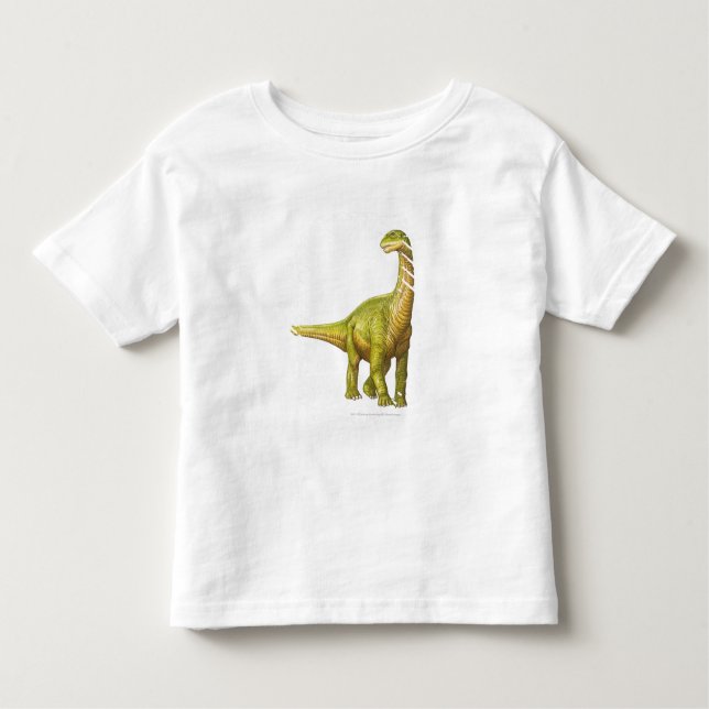 Camiseta De Bebé Ilustracion de un Camarasaurus (Anverso)