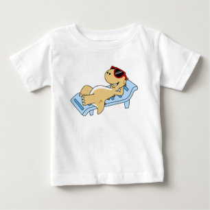 Camiseta De Bebé Ilustracion De Un Rex Tirrannosaurus.
