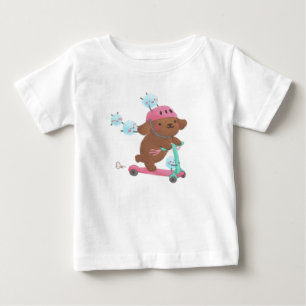 Camiseta De Bebé Ilustración de Vamos a Rodar
