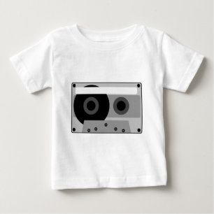 Camiseta De Bebé ilustracion del casete audio