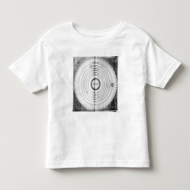 Camiseta De Bebé Ilustracion del cosmos (Anverso)