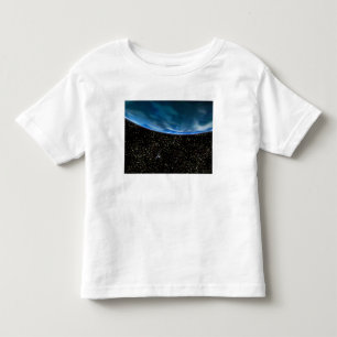 Camiseta De Bebé Ilustracion del horizonte de la tierra